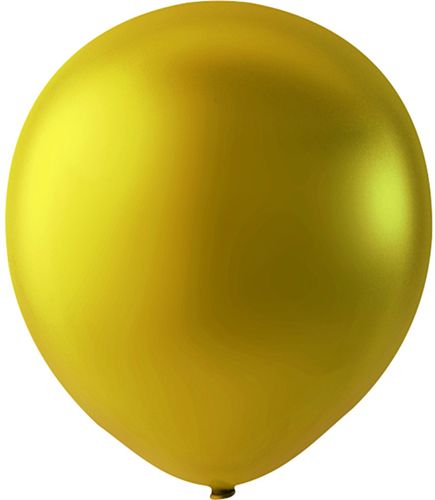 CC Balloons, gold, round, Dia. 23 cm, 8 pc/ 1 pack