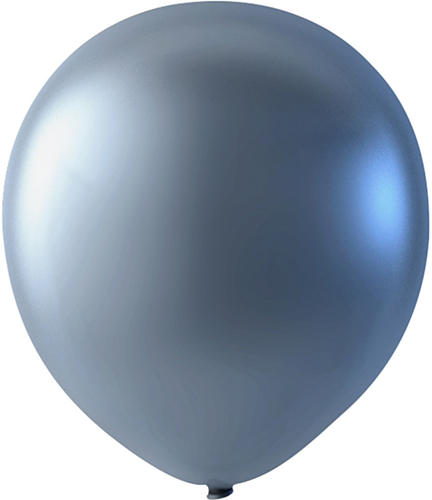 CC Balloons, silver, round, Dia. 23 cm, 8 pc/ 1 pack