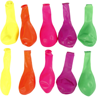 CC Balloons, neon colours, round, Dia. 23 cm, 10 pc/ 1 pack