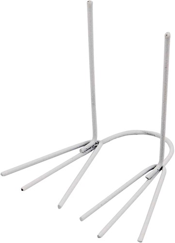CC Chicken feet of white iron 2.5x4.5 cm