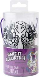 Make It Colourful! Kleur Je Eigen Knuffel Olifant