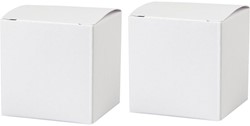 Faltschachtel 5,5x5,5 cm Weiß 10 Stück