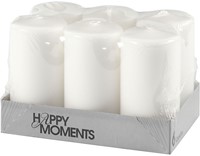 CC Candles, white, H: 100 mm, Dia. 50 mm, 6 pc/ 1 pack-2
