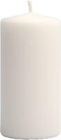 CC Candles, white, H: 100 mm, Dia. 50 mm, 6 pc/ 1 pack