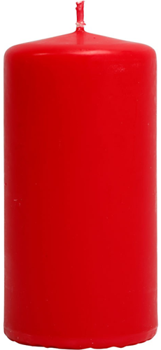 Kaars 10 cm Rood 6 stuks