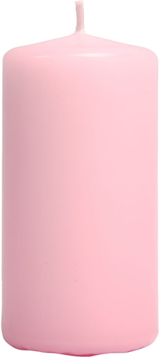 Kaars 10 cm Roze 6 stuks