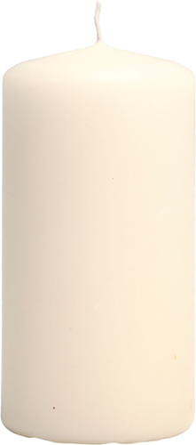 Kaars 10 cm Off-white 6 stuks