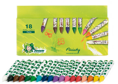 Jolly Painty Waskrijtjes 18 stuks