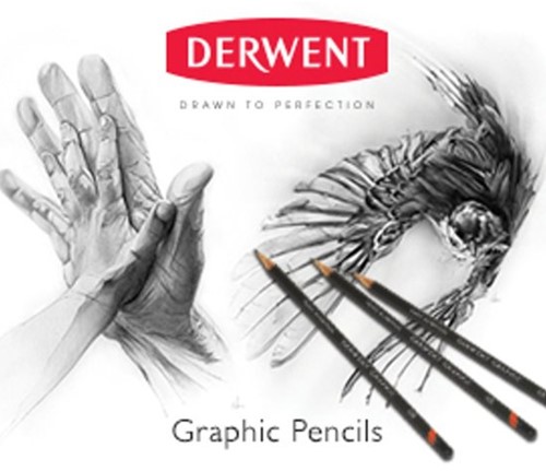 Derwent Graphic Set Potloden Medium 12 Stuk