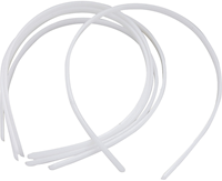 CC Haarbanden Wit 8 mm 20 stuks