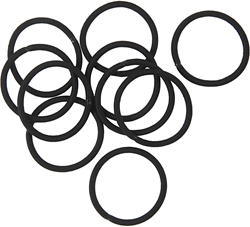 CC Haarelastieken 45 mm Zwart 10 stuks
