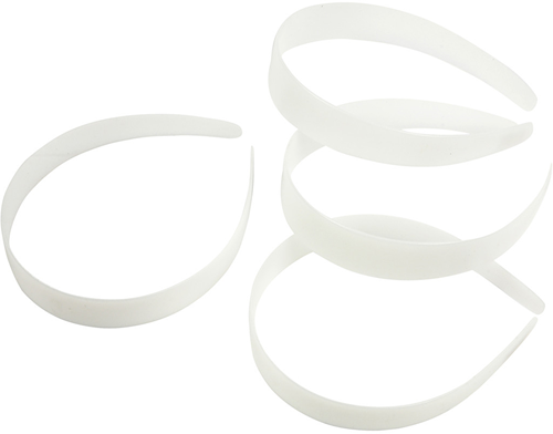 CC Haarband 25 mm Wit 5 stuks