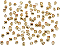 CC Knijpkralen 2 mm Goud 100 stuks