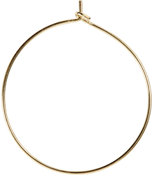 CC Oorbellen Rond 30 mm Goud 6 stuks