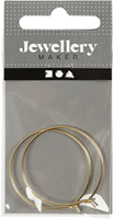 CC Oorbellen Rond 30 mm Goud 6 stuks-2