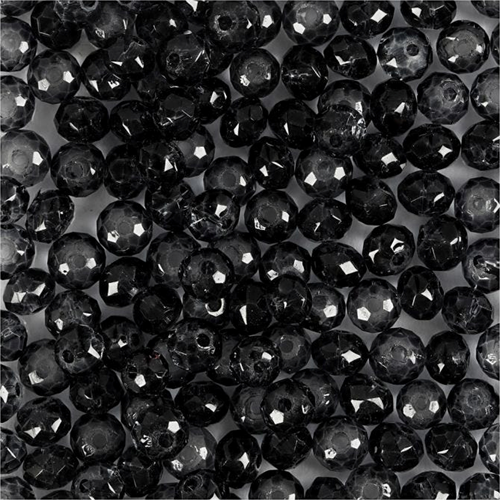 CC Facet Kralen 4 mm Grijs 45 stuks