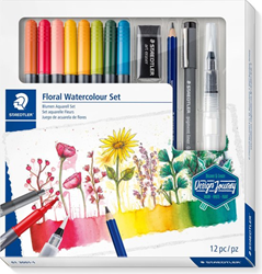 Staedtler Blumen Aquarell Set 12-teilig