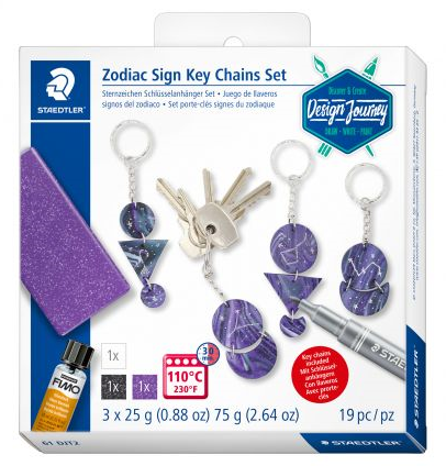 Staedtler Zodiac Sign key Chains set