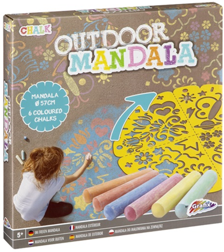Grafix Mandala Outdoor Krijt Set