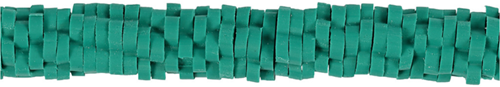 CC Tonperlen Blumen 5-6 mm Türkis 145 Stück