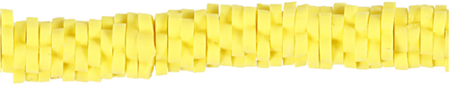 CC Tonperlen Blumen 5-6 mm Gelb 145 Stück