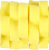 CC Tonperlen Blumen 5-6 mm Gelb 145 Stück-3