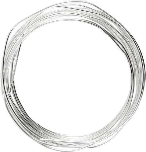 CC Verzilverd Draad 1,2 mm Zilver 3 m