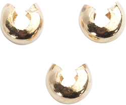 CC Metalen Hoes 5 mm Verguld 50 stuks