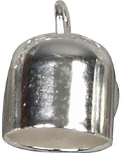 CC Eindkap 8 mm Zilver 6 stuks