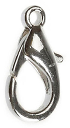 CC Carabiners, silver-plated, L: 18 mm, 4 pc/ 1 pack