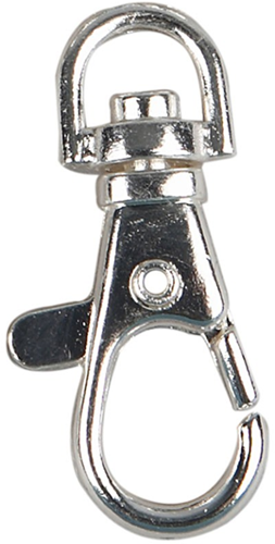 CC Schlüsselanhänger mit Drehöse 40 mm Silber 2 Stück