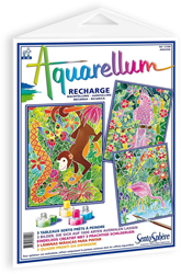 Aquarellum Refill Tropical Animals 25x32 cm
