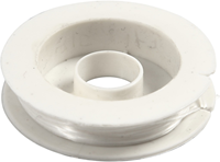 CC Elastisch Draad Plat 1 mm Transparant 10 m-2