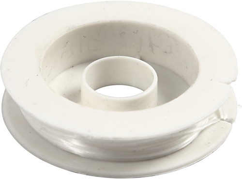 CC Elastisch Draad Plat 1 mm Transparant 10 m-2
