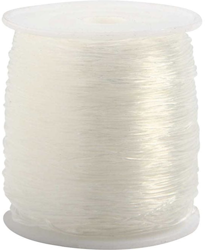 CC Elastisch Draad 0,8 mm 100 m Transparant