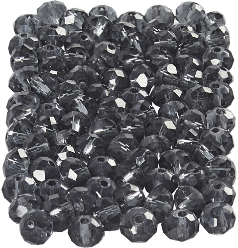 CC Glass Faceted Beads 3x4 mm Blue 100 pieces