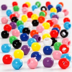 CC Pony Kralen 6 mm Multi 600 stuks