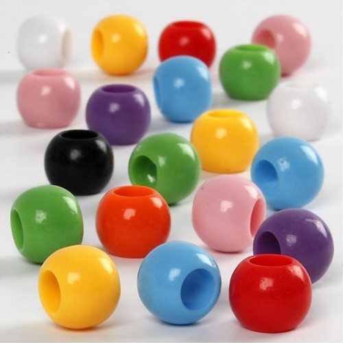 CC Pony Kralen Gekleurd 10 mm 185 stuks