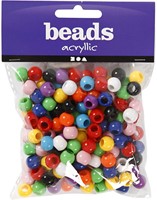 CC Pony Kralen Gekleurd 10 mm 185 stuks-2