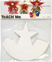 TeACH Me Papieren Wikkelsterren 21 x 25x 0.70 cm 25 stuks