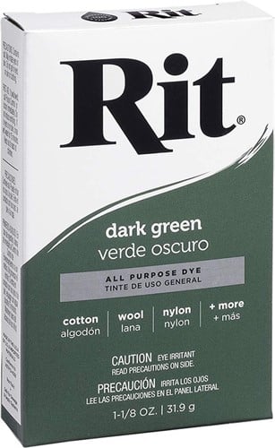 Rit Dye Poeder Dark Green 31,9 gr