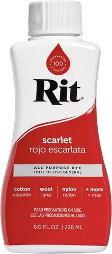 Rit Liquid Dye Scarlet