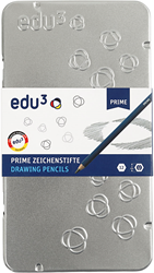 EDU Drawing Pencil, 12 hardness 8B-4H 12 pc/ 1 pack