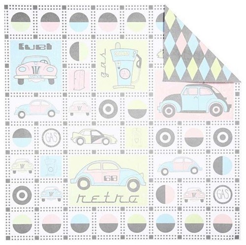 Vivi Gade Scrapbooking-Papier, doppelseitig, Bremen, 30,5 x 30,5 cm, 5 Blatt-2