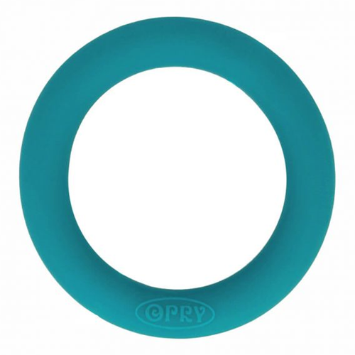 Opry Siliconen Bijtring Rond 65 mm Blauw