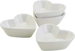 CC Heart-shaped bowls, Dia. 8 cm, 12 pc/ 1 pack