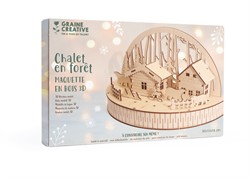 WOODEN 3D VILLAGE PUZZLE -  FOREST COTTAGE