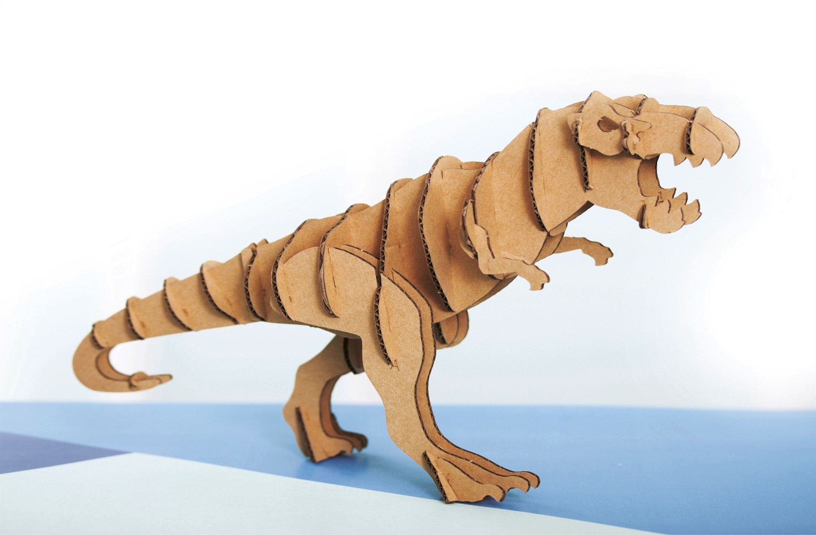 GC 3D Model van Karton Set Dinosaurus 15 x 16 cm iHobby