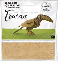 GC 3D Model van Karton Set Toekan 15 x 16 cm