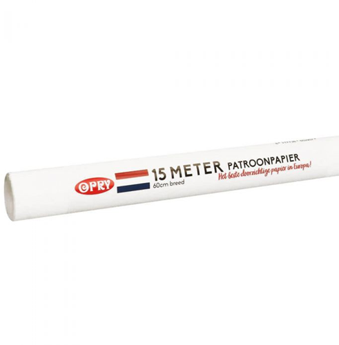 Opry Patroontekenpapier Transparant 15 m